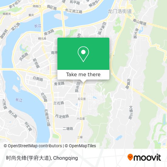 时尚先锋(学府大道) map