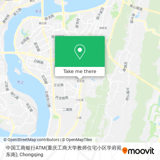 中国工商银行ATM(重庆工商大学教师住宅小区学府苑东南) map