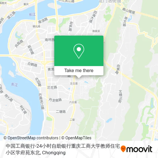 中国工商银行-24小时自助银行重庆工商大学教师住宅小区学府苑东北 map