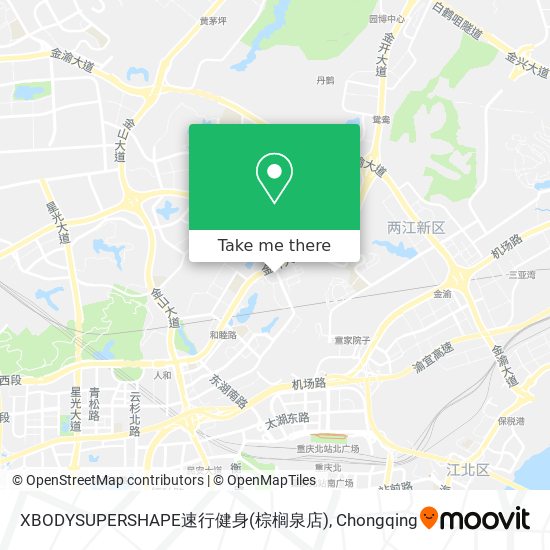 XBODYSUPERSHAPE速行健身(棕榈泉店) map