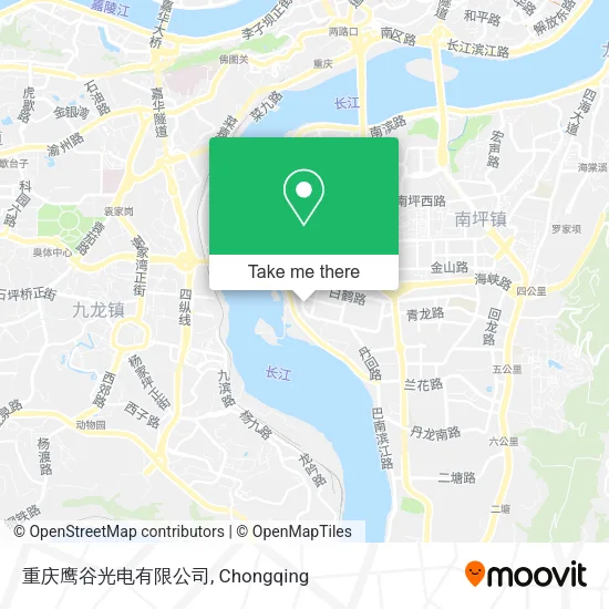 重庆鹰谷光电有限公司 map