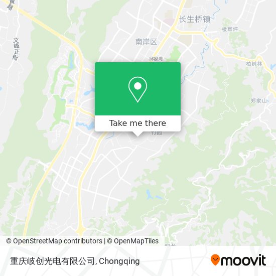 重庆岐创光电有限公司 map