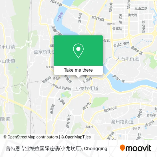 蕾特恩专业祛痘国际连锁(小龙坎店) map