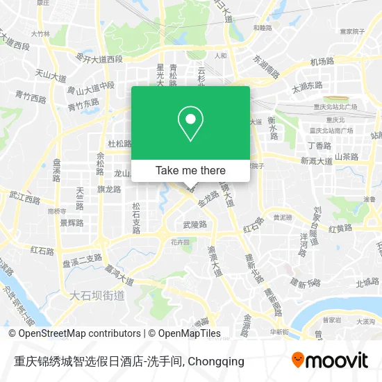 重庆锦绣城智选假日酒店-洗手间 map