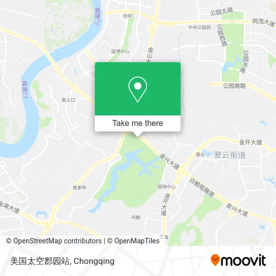 美国太空郡园站 map