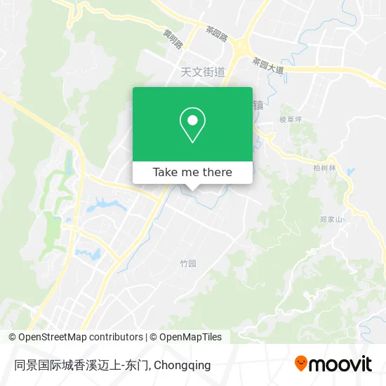 同景国际城香溪迈上-东门 map