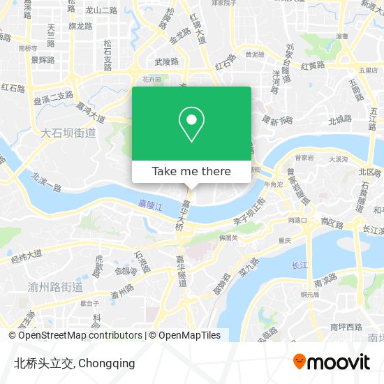 北桥头立交 map