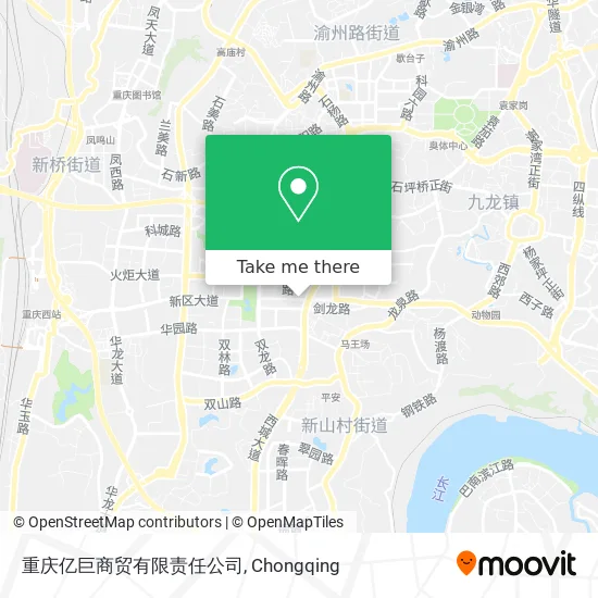 重庆亿巨商贸有限责任公司 map