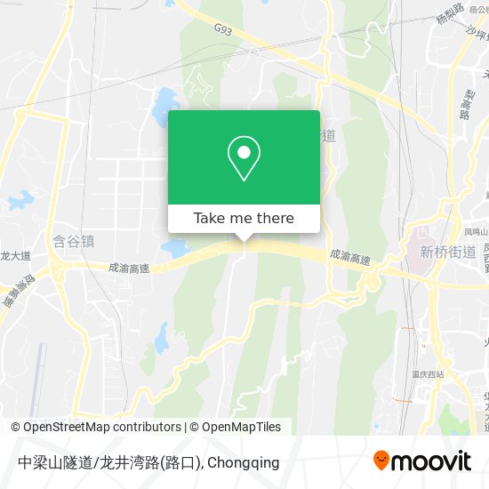 中梁山隧道/龙井湾路(路口) map