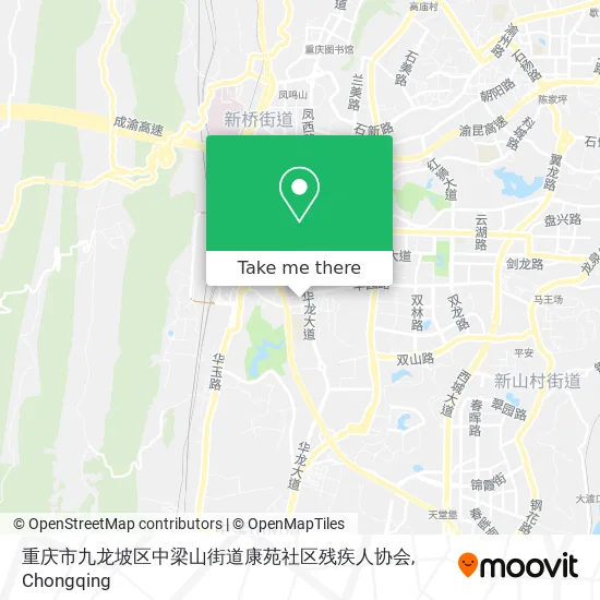重庆市九龙坡区中梁山街道康苑社区残疾人协会 map