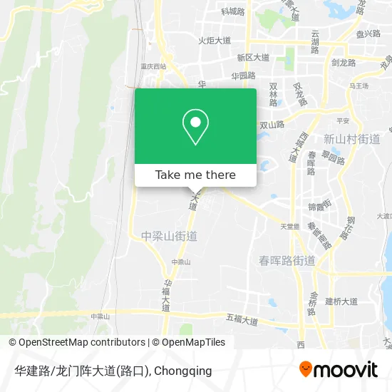 华建路/龙门阵大道(路口) map