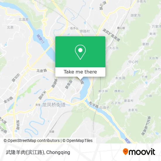 武隆羊肉(滨江路) map