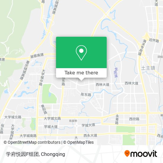 学府悦园F组团 map