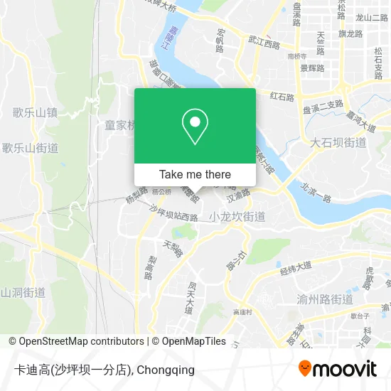 卡迪高(沙坪坝一分店) map