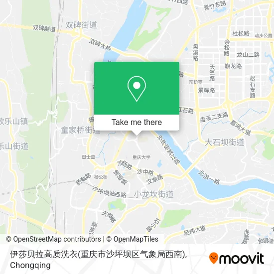 伊莎贝拉高质洗衣(重庆市沙坪坝区气象局西南) map