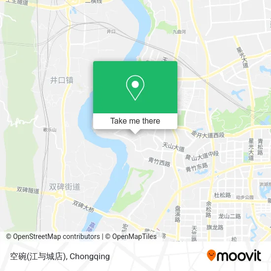 空碗(江与城店) map