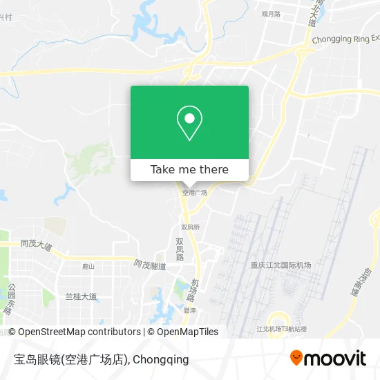 宝岛眼镜(空港广场店) map