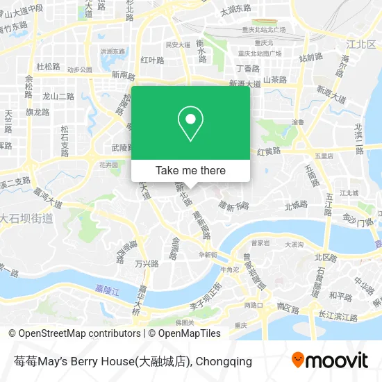 莓莓May’s Berry House(大融城店) map