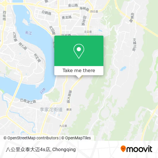 八公里众泰大迈4s店 map