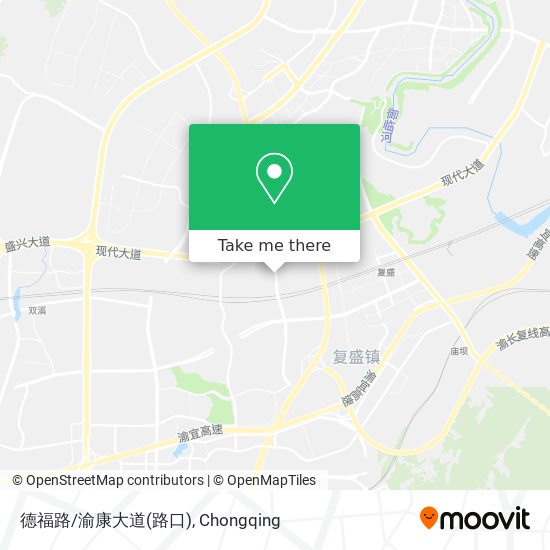 德福路/渝康大道(路口) map