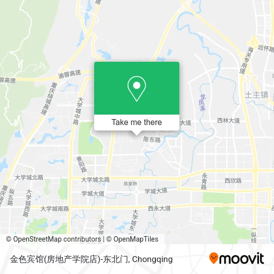 金色宾馆(房地产学院店)-东北门 map