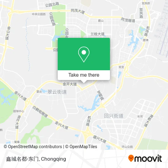 鑫城名都-东门 map