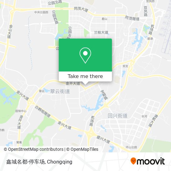 鑫城名都-停车场 map