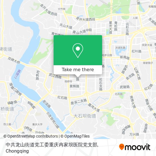 中共龙山街道党工委重庆冉家坝医院党支部 map