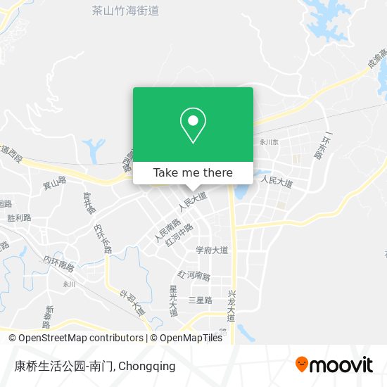 康桥生活公园-南门 map