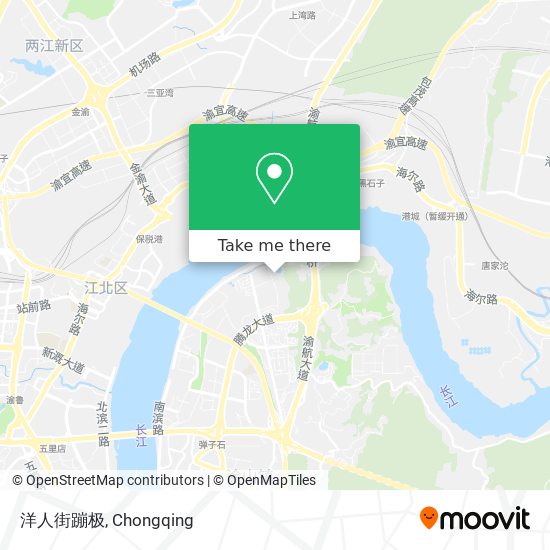 洋人街蹦极 map
