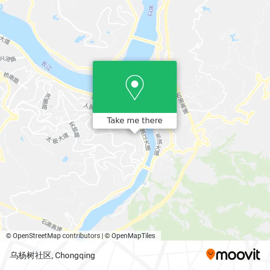 乌杨树社区 map