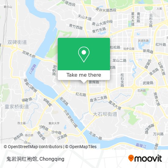 鬼岩洞红袍馆 map