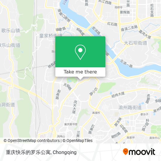 重庆快乐的罗乐公寓 map
