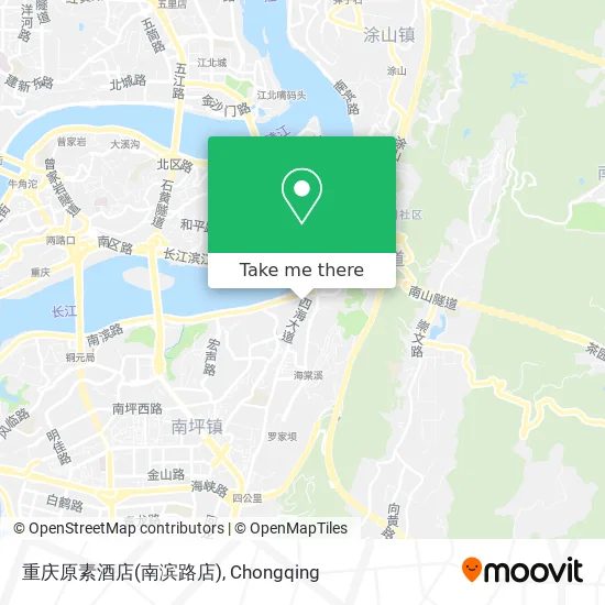 重庆原素酒店(南滨路店) map