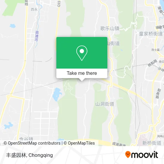 丰盛园林 map