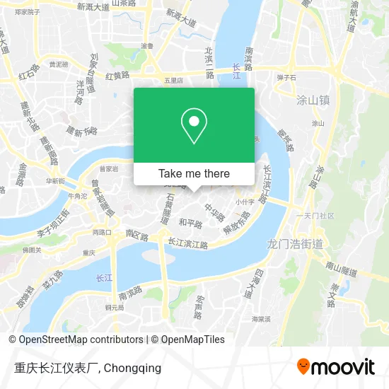 重庆长江仪表厂 map