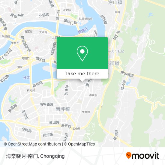 海棠晓月-南门 map