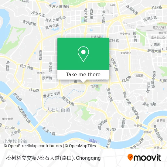 松树桥立交桥/松石大道(路口) map