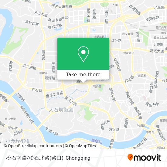 松石南路/松石北路(路口) map