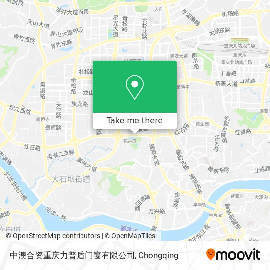 中澳合资重庆力普盾门窗有限公司 map