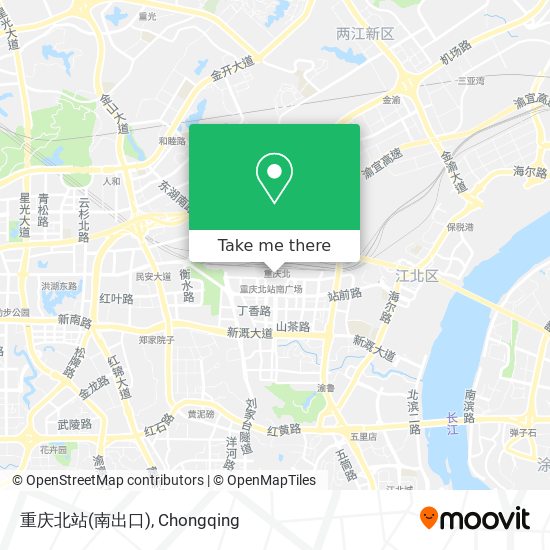 重庆北站(南出口) map