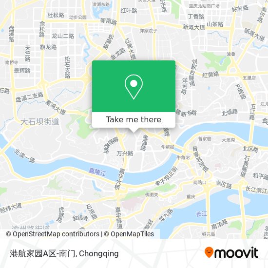 港航家园A区-南门 map