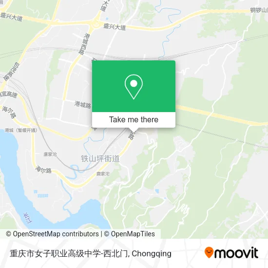 重庆市女子职业高级中学-西北门 map