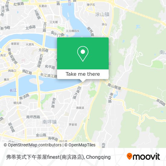弗蒂英式下午茶屋finest(南滨路店) map
