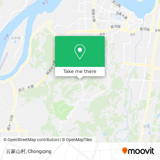 云篆山村 map
