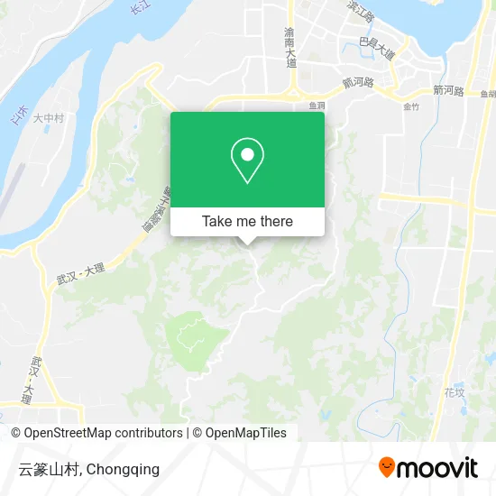 云篆山村 map