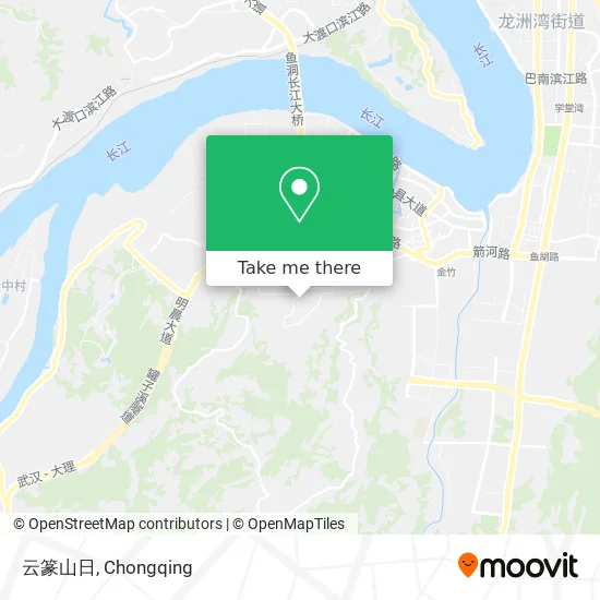 云篆山日 map