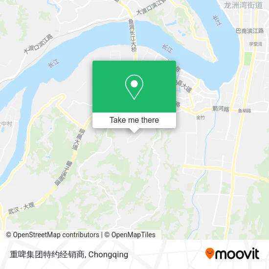 重啤集团特约经销商 map
