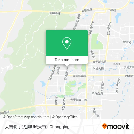 大吉餐厅(龙湖U城天街) map