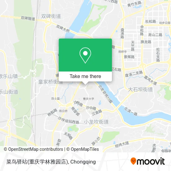 菜鸟驿站(重庆学林雅园店) map
